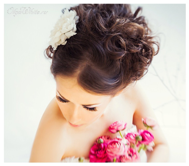Шелковый пион-свадебный цветок невесты в волосы,прическу купить